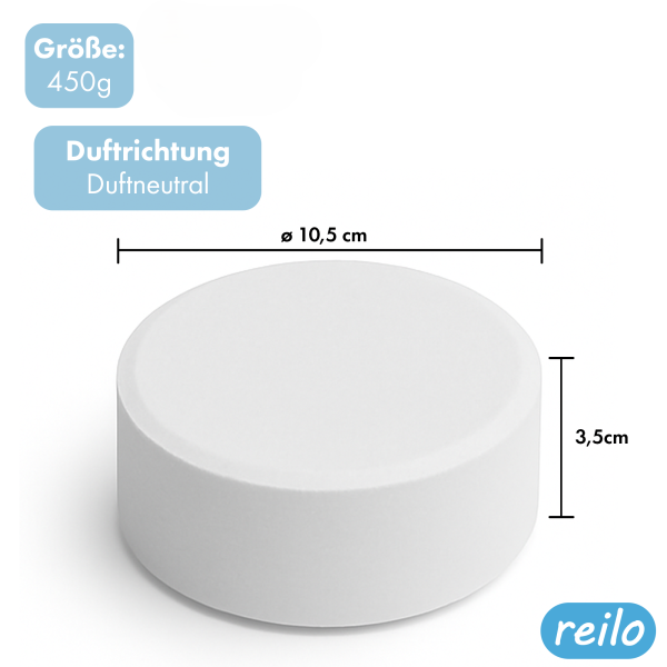 450g Luftentfeuchter TAB, mit Calciumchlorid, Raumluftentfeuchter, Nachfüllpacks für Entfeuchterboxen ab 250g, Lufttrockner für Wohnräume, Schlafzimmer, Keller – Bild 4