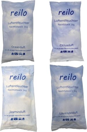 1kg Duft-Luftentfeuchtergranulat mit verschiedenem Duft oder als Set, Nachfüllpacks