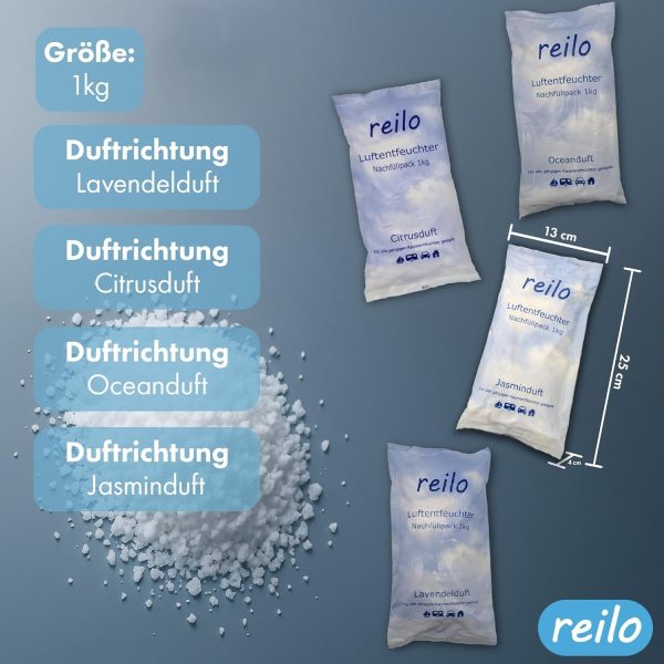 1kg Duft-Luftentfeuchtergranulat mit verschiedenem Duft oder als Set, Nachfüllpacks – Bild 2