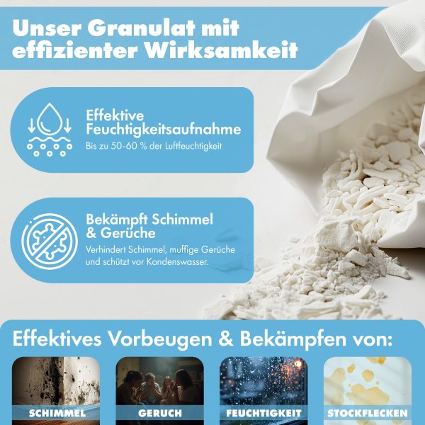 reilo 450g Duft-Luftentfeuchtergranulat mit verschiedenem Duft oder als Set, Nachfüllpacks – Bild 4