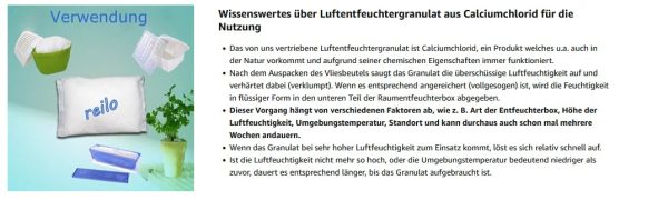 reilo 450g Duft-Luftentfeuchtergranulat mit verschiedenem Duft oder als Set, Nachfüllpacks – Bild 8