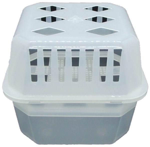 reilo Mini Luftentfeuchter Box leer, Entfeuchterbox für Raumentfeuchter Granulat 250g oder 450g TAB