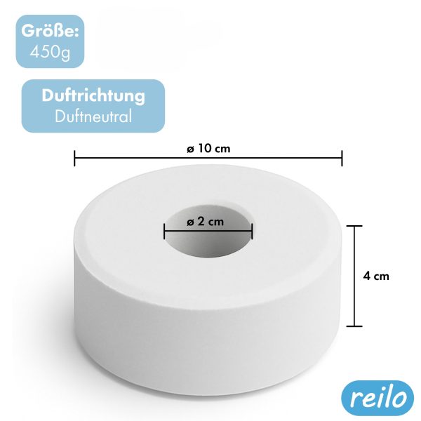 450g Luftentfeuchter TAB mit Loch, Calciumchlorid, Raumluftentfeuchter, Nachfüllpacks für Entfeuchterboxen ab 250g, Lufttrockner für Wohnräume, Schlafzimmer, Keller – Bild 2